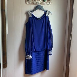 Royal blue Betsy Adam dress